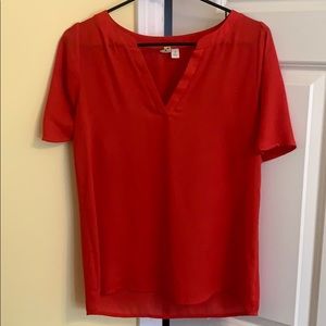 Red women’s blouse